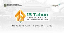 Peringatan HUT Undang-Undang Keistimewaan DIY ke-13 Tahun 2025
